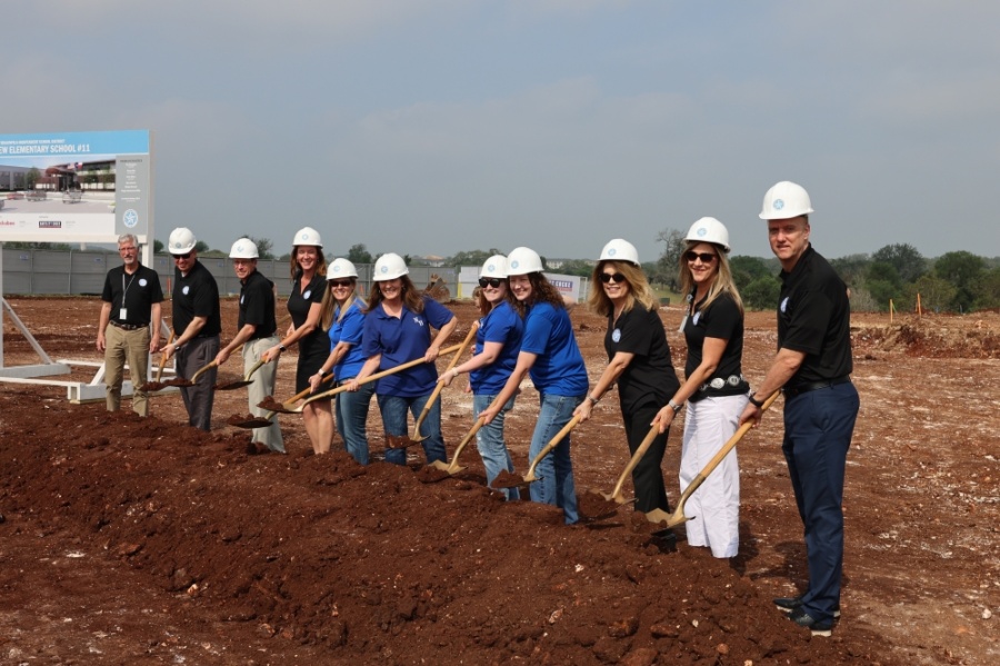 Groundbreaking ceremony at new NBISD elementary school